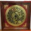 Tranh mặt trống đồng bản đồ treo tường