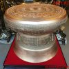 Trống đồng kích thước 60cm giữ nguyên màu đồng đỏ
