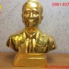 Đúc tượng chân dung bằng đồng mạ vàng 24k