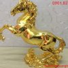 Tượng Ngựa bằng đồng mạ vàng 24k