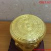 Hoa văn mặt trống mạ vàng dk 12cm sắc nét và tinh xảo