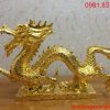 Tượng rồng phong thủy phun cầu lửa