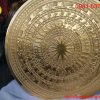 Hoa văn mặt trống dát vàng 9999 sắc nét và tinh xảo