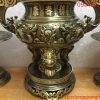 Đỉnh đồng cao 60cm hai công nghệ hoa văn sắc nét và tinh xảo