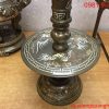 Chân nến bằng đồng khảm tam khí