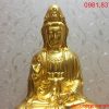 Tượng đồng Quan Âm dát vàng 9999
