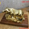 Tượng trâu đồng dát vàng 9999