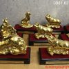 Bộ 12 con giáp bằng đồng dát vàng 9999
