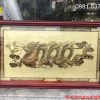 Tranh Rồng bằng đồng kích thước 1m25x70