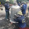 Đúc đại hồng chuông 600kg Các họa tiết đều được xử lý cẩn thận
