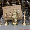 Bộ ngũ sự bằng đồng cát tút cao 70cm