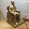 Tượng đồng Bác Hồ Ngồi ghế cao 70cm