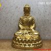 Tượng Phật Thích Ca bằng đồng dát vàng 9999