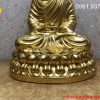 Tượng Phật Thích Ca bằng đồng dát vàng 9999