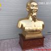 Tượng đồng Bác Hồ dát vàng