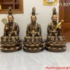 Bộ Tam Thánh bằng đồng đỏ cao 69cm Bộ Tam Thánh bằng đồng đỏ cao 69cm