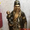 Tượng Phúc Lộc Thọ bằng đồng khảm tam khí Tượng ông Phúc