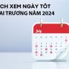 Xem ngày khai trương theo tuổi