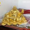 Tượng Phật Di Lặc bằng đồng dát vàng Tượng Phật Di Lặc bằng đồng dát vàng