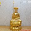 Tượng Phật Địa Tạng bằng đồng dát vàng