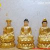 Bộ Tam Thánh bằng đồng dát vàng