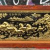 Tranh đồng mã đáo thành công dát vàng